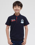 Little M Short Sleeve T-Shirt Henley Lacoste