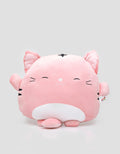 Matahari Pillow Cute Cat 13Inch Peach