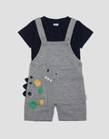 Pipiniko Overall Tekstur Papan Dino Outline