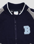 Pipiniko Quilt Varsity Jaket Anak Laki-laki