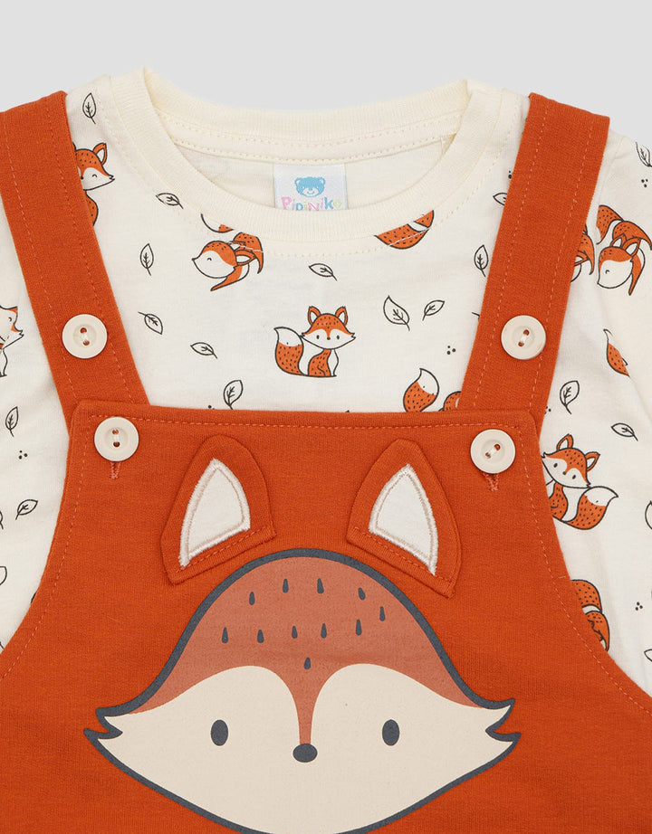 Pipiniko Fox Overall Anak Laki-Laki