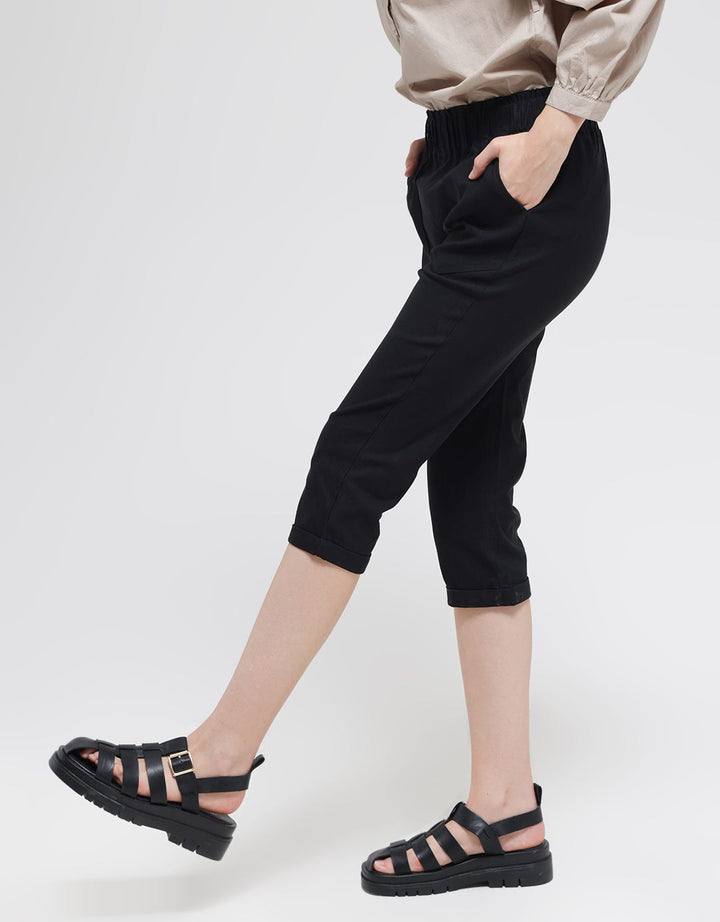 Details Long Pants Tapered Stretch With V Pocket