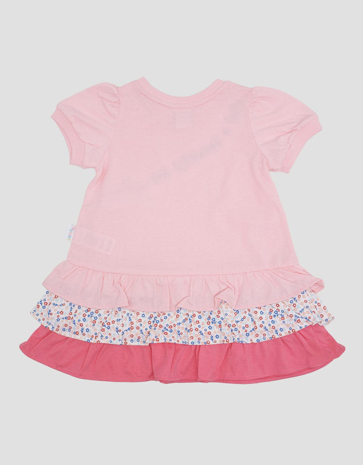 Pipiniko Cat Beautiful Day Midi Dress Short Sleeve Girls
