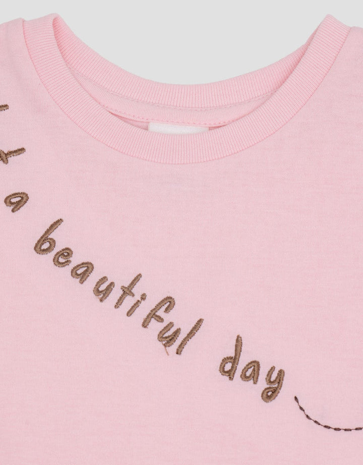 Pipiniko Cat Beautiful Day Midi Dress Short Sleeve Girls