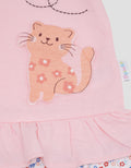 Pipiniko Cat Beautiful Day Midi Dress Short Sleeve Girls
