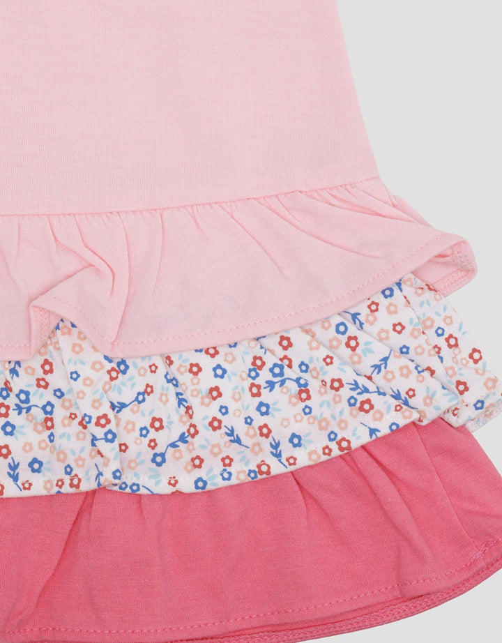 Pipiniko Cat Beautiful Day Midi Dress Short Sleeve Girls