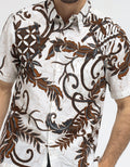 Arjuna Weda Hem Batik Kawung Bambu Pria