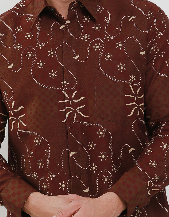 Arjuna Weda Batik Sogan Serat Kayu