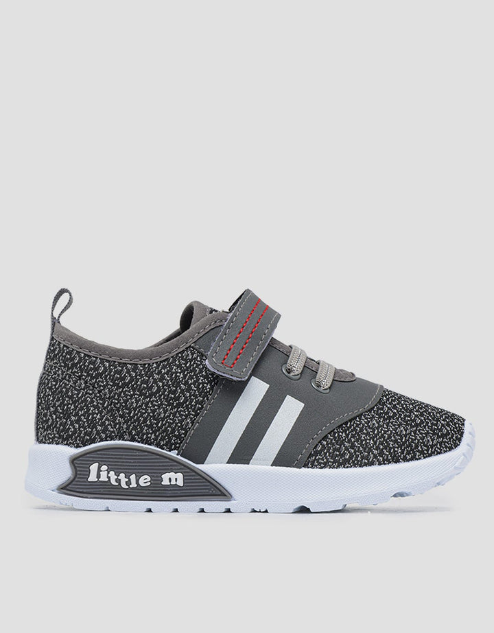 Little M Velcro Strap Sneakers Anak Laki-laki