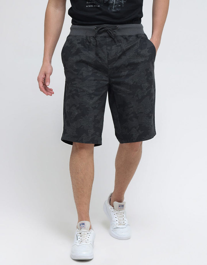 Nevada Short Pants Rib Bottom Print Camo