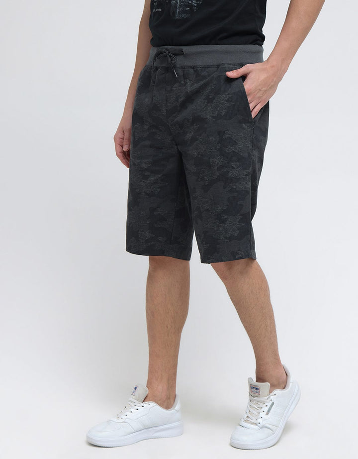 Nevada Short Pants Rib Bottom Print Camo