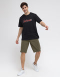 Nevada Short Pants Woven Texture Stripe