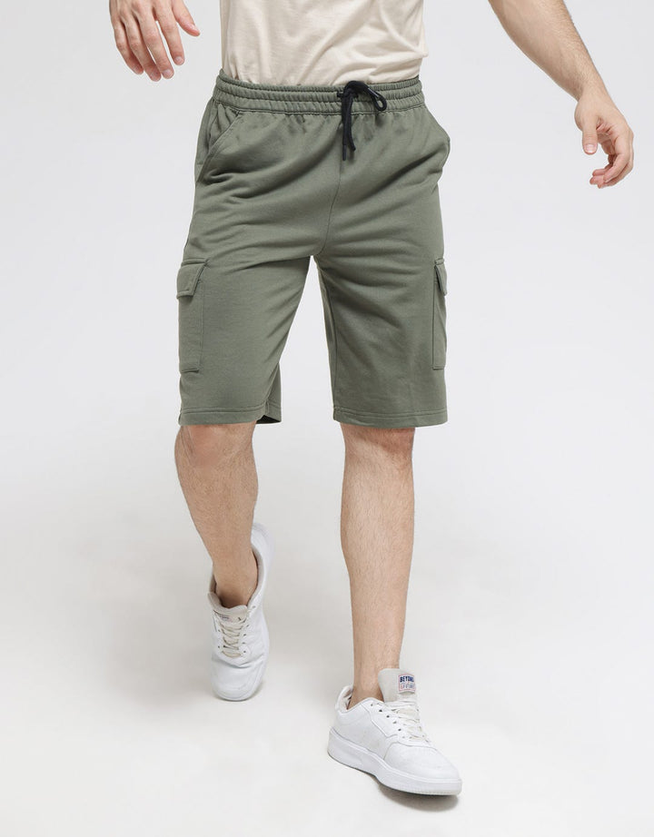 Nevada Short Pants Knit Cargo With Stopper