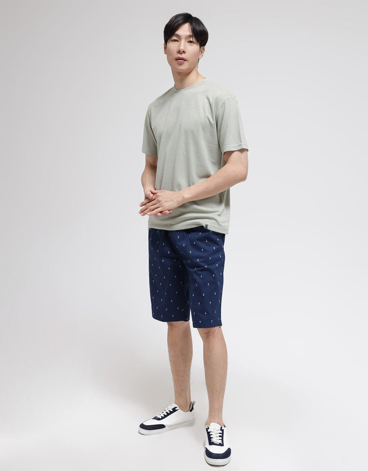 Nevada Rib Bottom Print Men's Shorts