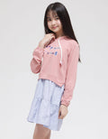 Nevada Midi Dress Hoodie With Embro Girls