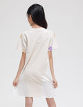 Nevada Chenille Flowers Midi Dress for Girls