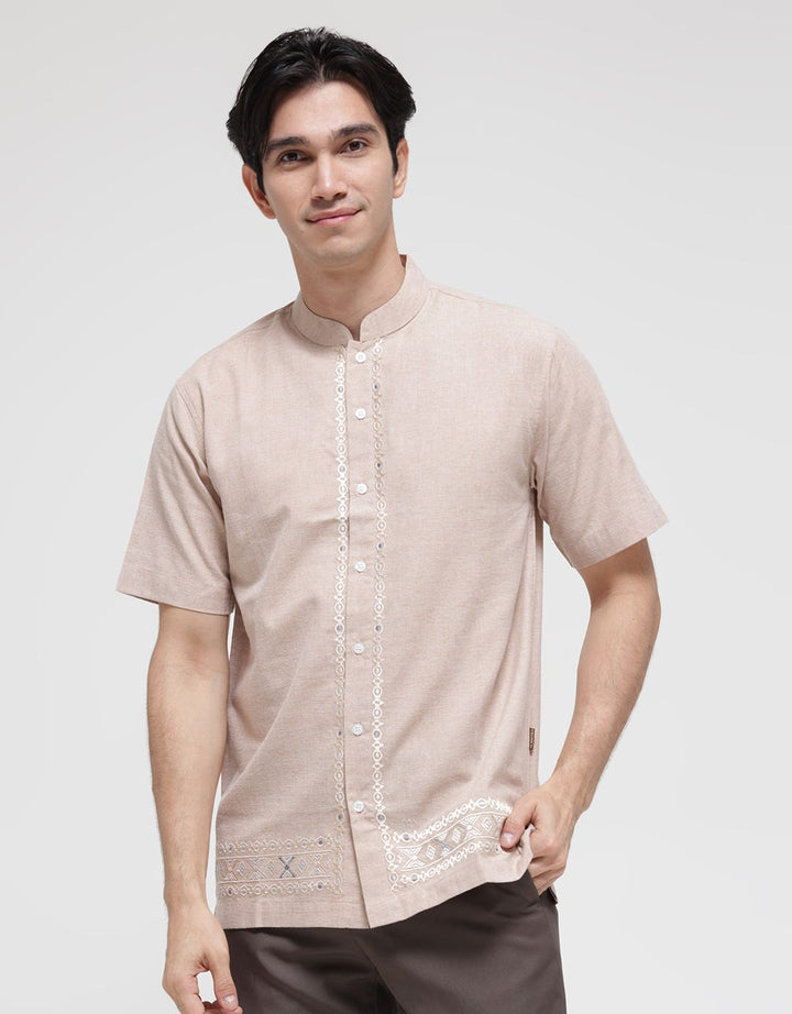 AL Mustika Elysian Orange Short Koko Shirt
