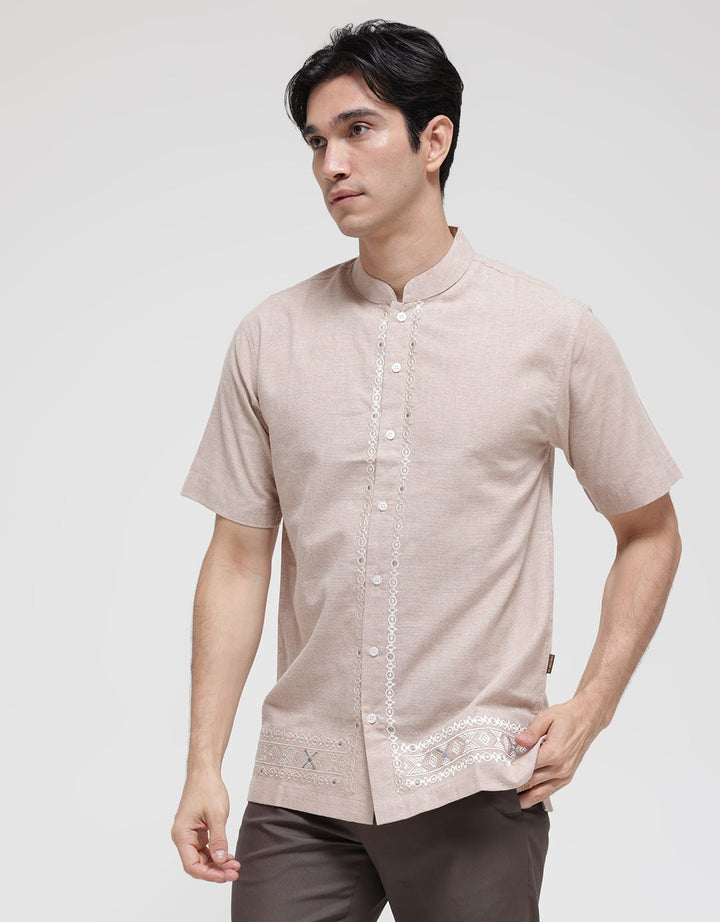 AL Mustika Elysian Orange Short Koko Shirt