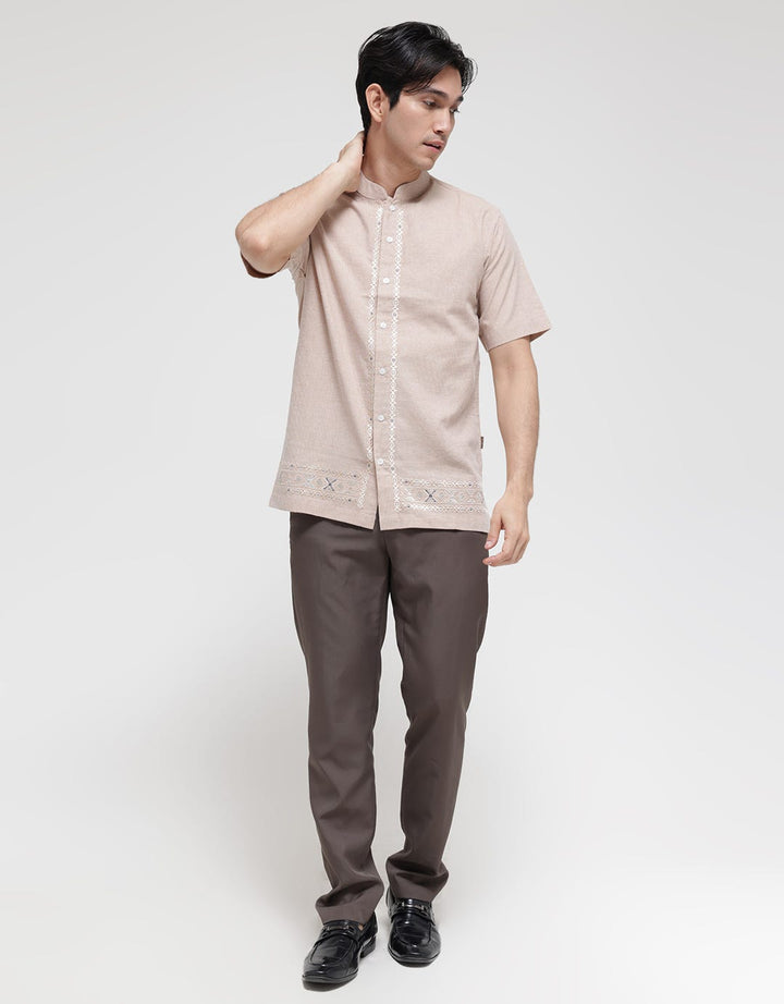AL Mustika Elysian Orange Short Koko Shirt