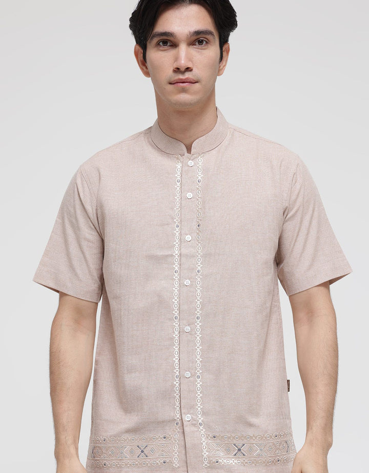 AL Mustika Elysian Orange Short Koko Shirt
