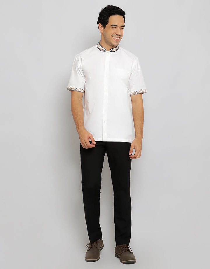 Al Mustika Macaroon Bw Short Koko Shirt