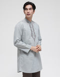 Al Mustika Koko Kurta Aqua Fantasy Short Shirt