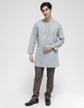 Al Mustika Koko Kurta Aqua Fantasy Short Shirt