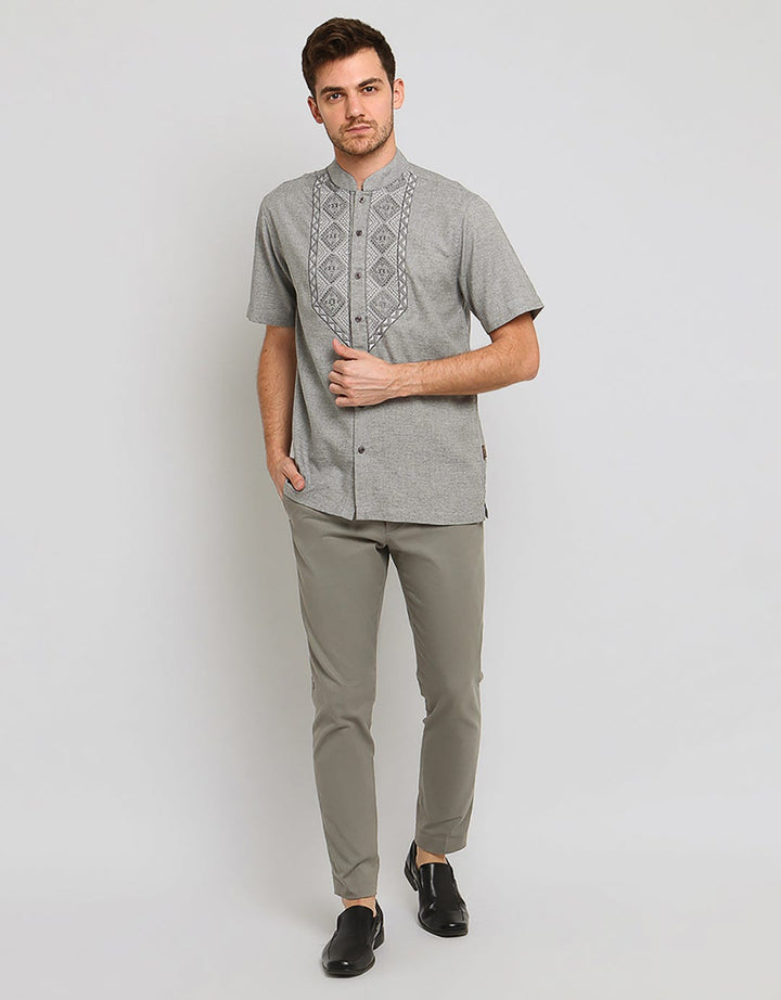 Al Mustika Allin Short Baju Koko Pria