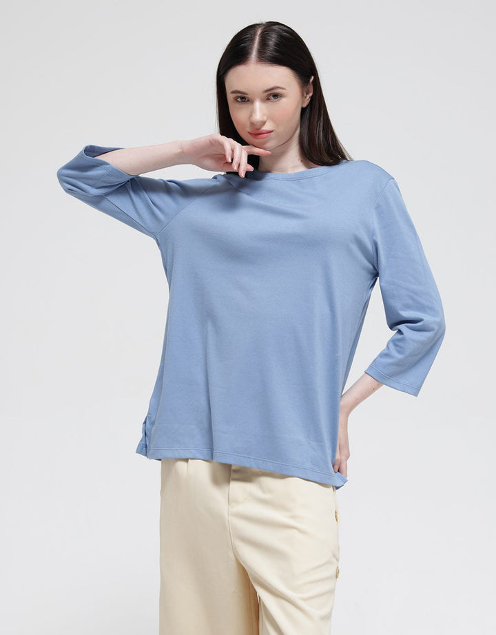 Anyday Long Sleeve Solid T-Shirt