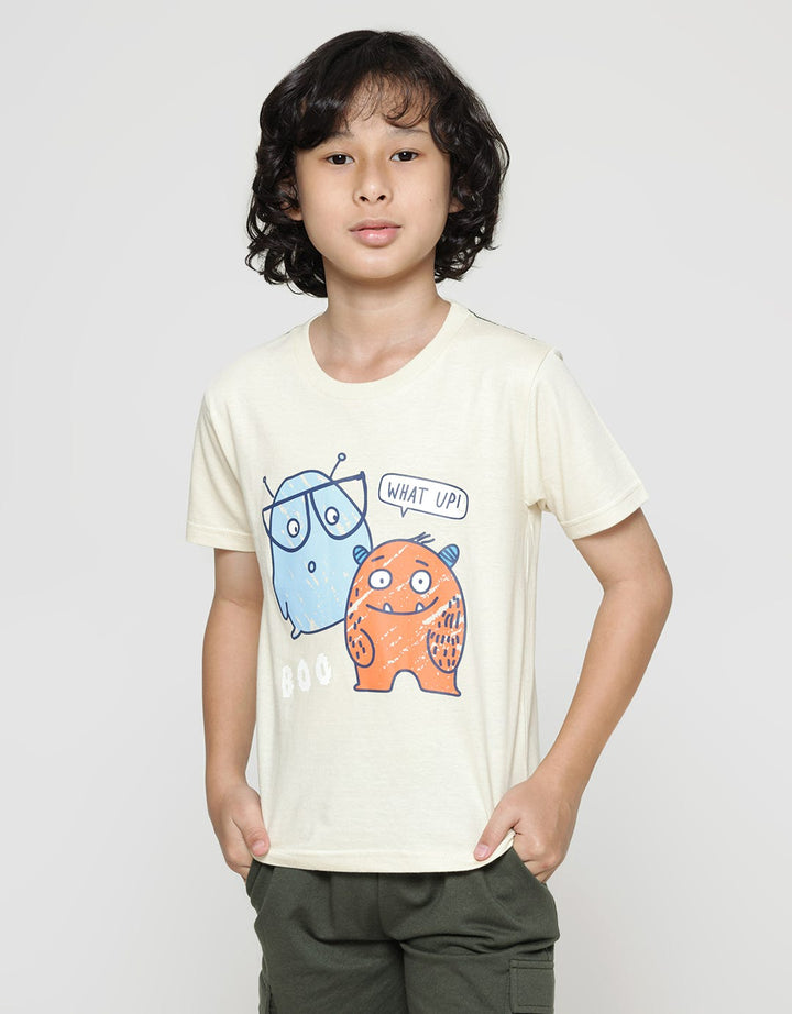 Little Monster Boo Kaos Anak Laki-laki