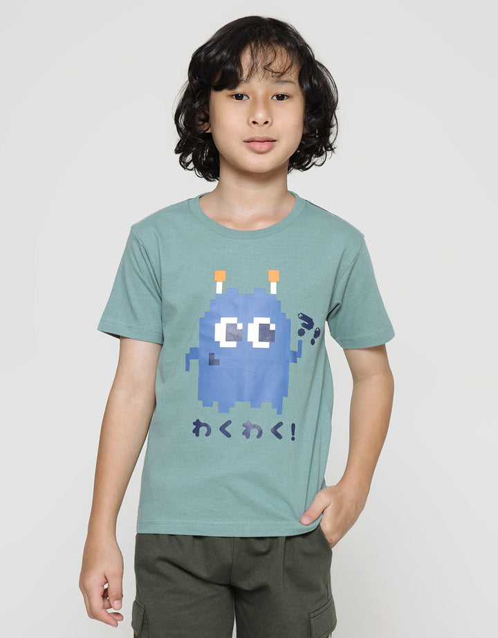 Little M Monster Kit Kaos Anak Laki-laki