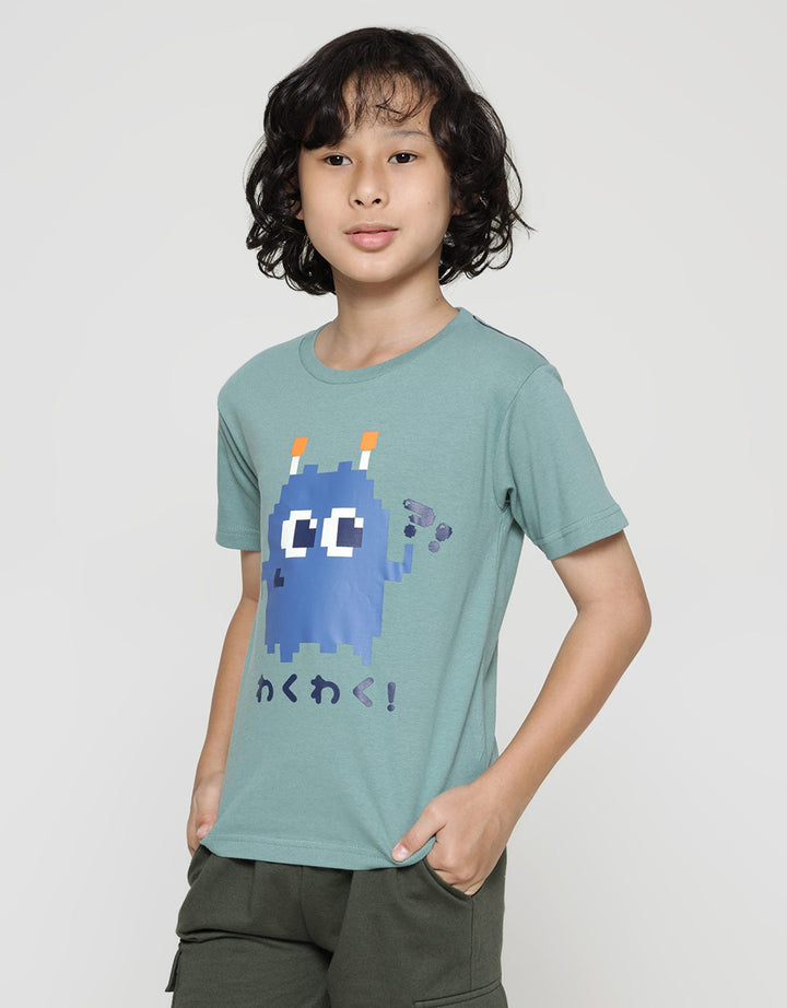 Little M Monster Kit Kaos Anak Laki-laki