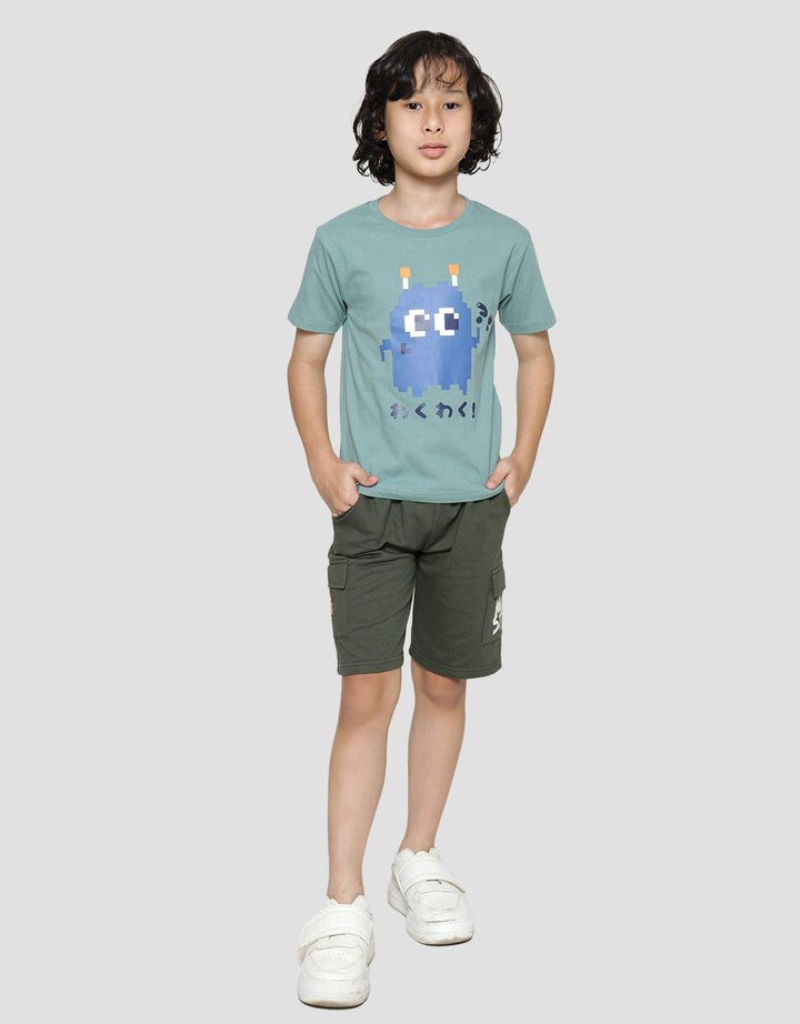 Little M Monster Kit Kaos Anak Laki-laki