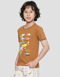 Little M Dino Squad Kaos Lengan Pendek Anak Laki-Laki