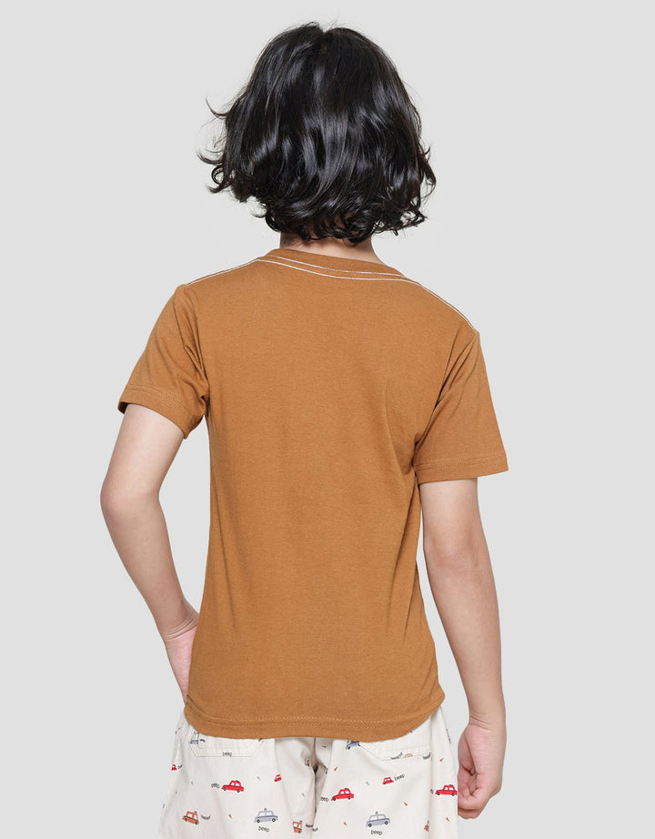 Little M Dino Squad Kaos Lengan Pendek Anak Laki-Laki