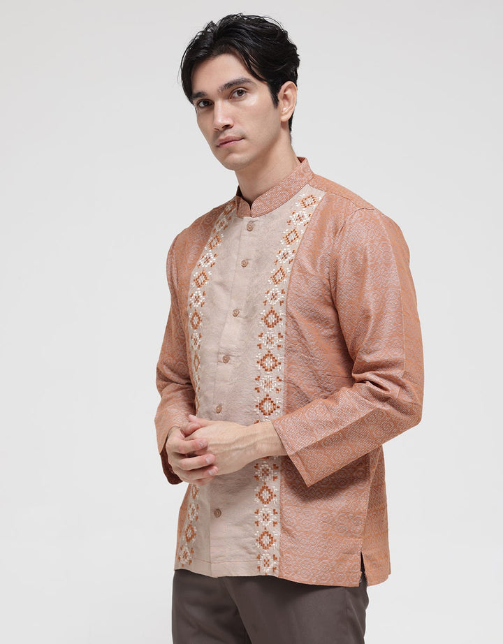 Intresse Nastursium Baju Koko Lengan Panjang