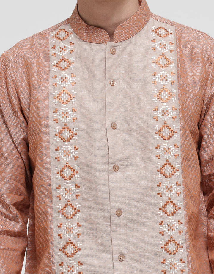 Intresse Nastursium Baju Koko Lengan Panjang