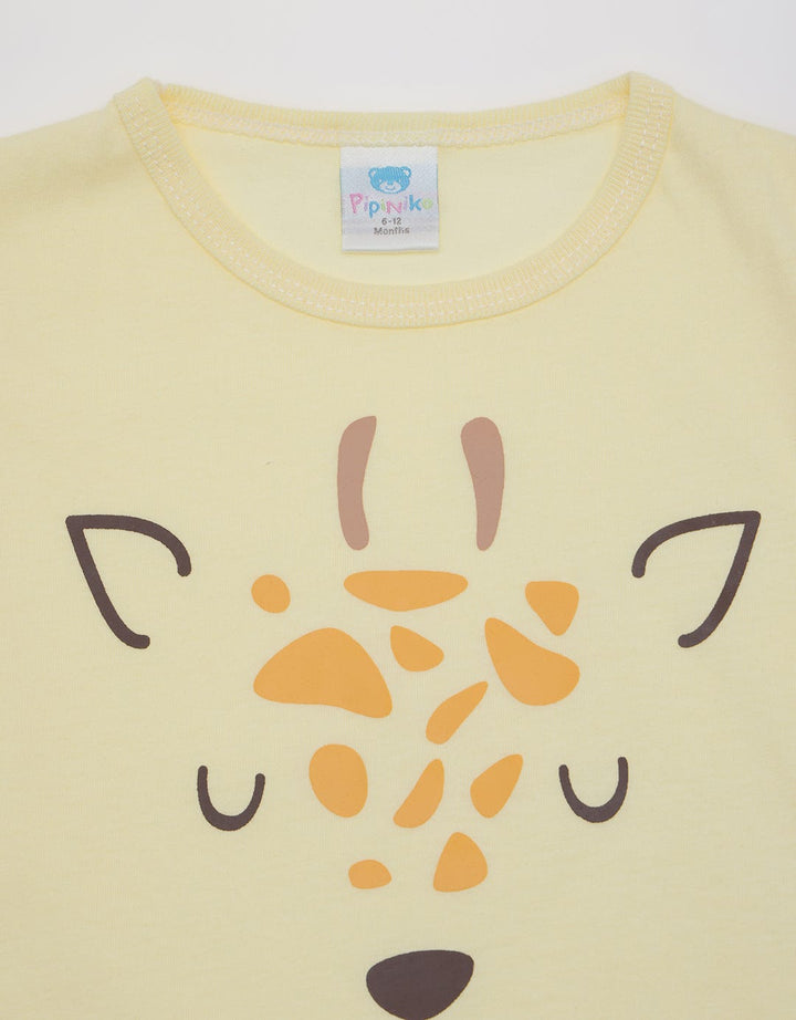 Pipiniko Girrafe Print Kaus Bayi Perempuan