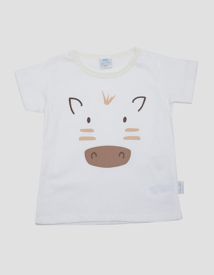 Pipiniko Cow Print Kaus Bayi Perempuan