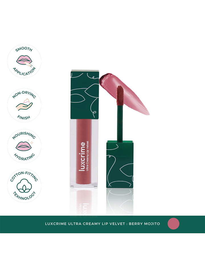 Luxcrime Ultra Creamy Lip Velvet Berry Mojito 4.5 gr