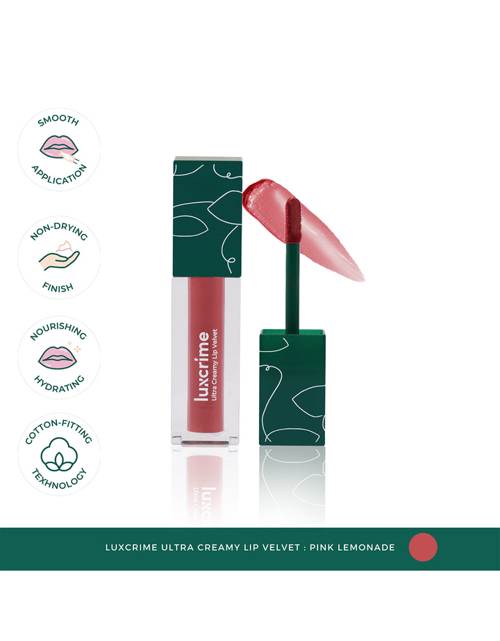 Luxcrime Ultra Creamy Lip Velvet Pink Lemonade 4.5 gr