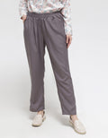 Anyday Solid Color Tapered Women's Long Pants
