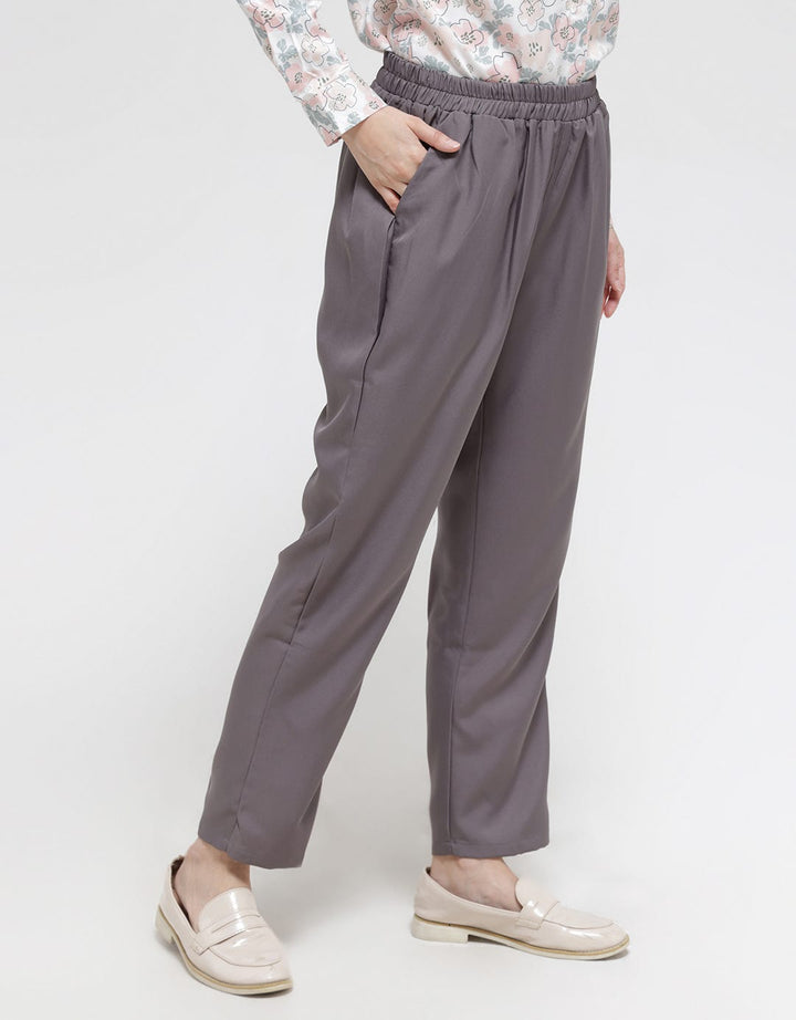 Anyday Solid Color Tapered Women's Long Pants