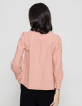 Exit Venaya Blouse Lengan Panjang Wanita Plain