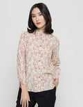Exit Jayla Women's Long Sleeve Floral Print Blouse