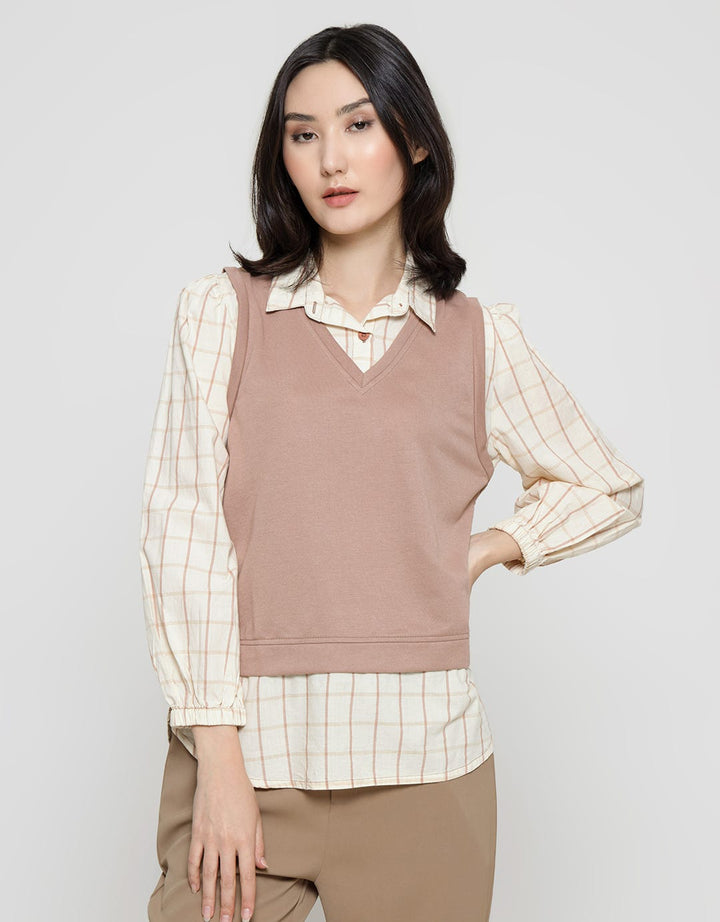 Expand Lettice Blouse Vest Wanita