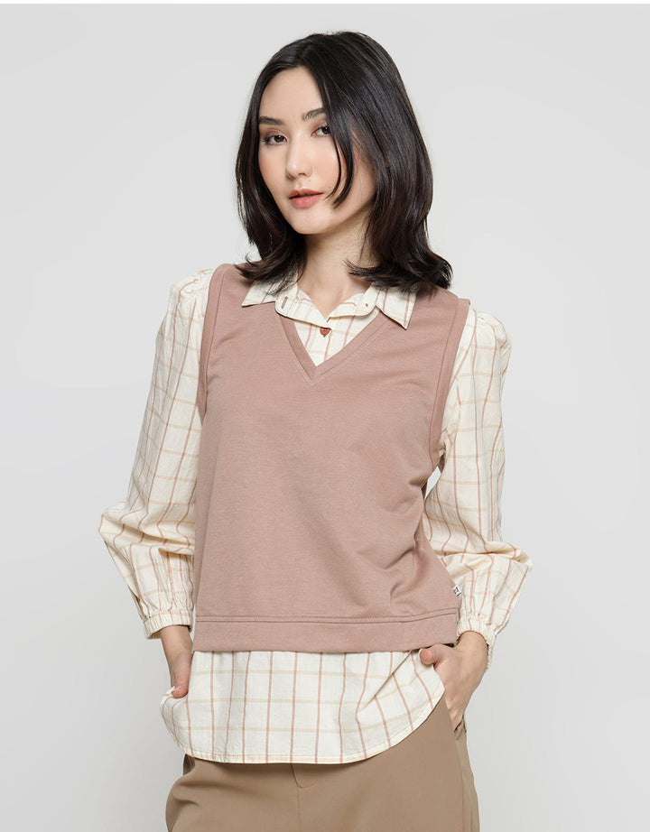 Expand Lettice Blouse Vest Wanita