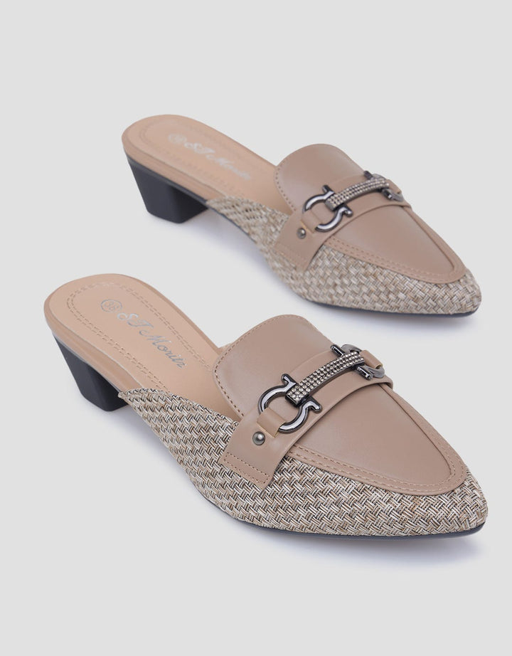 St.Moritz Braid Motif Sepatu Sandal Mules