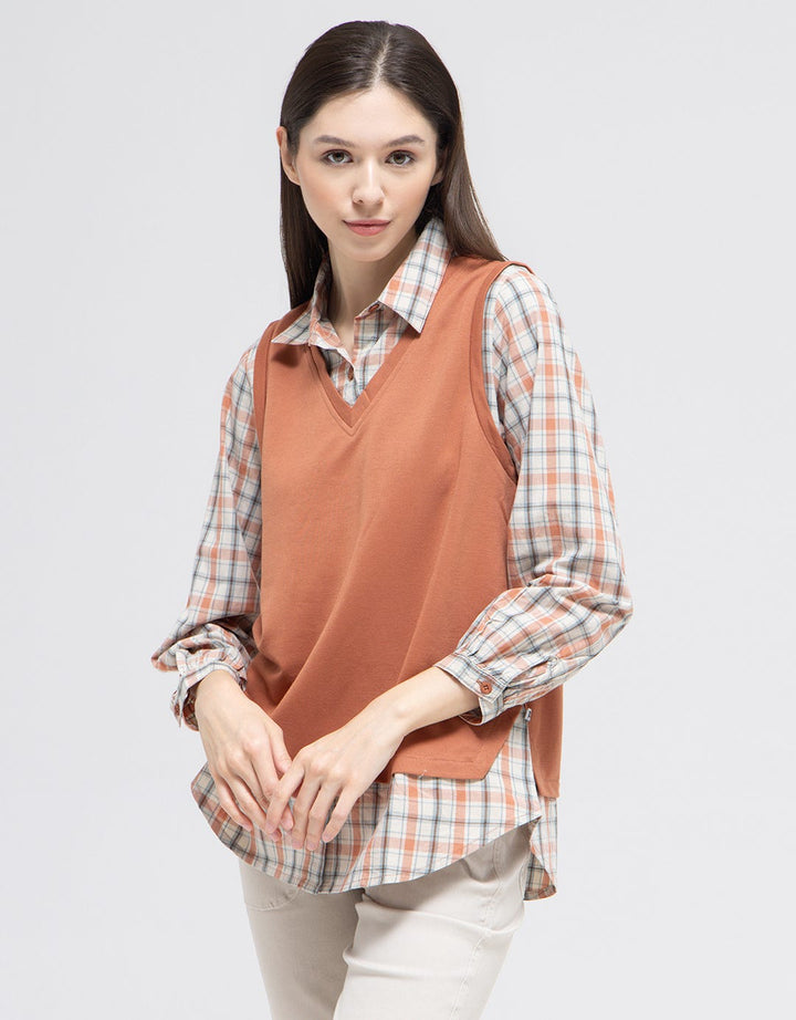 Expand Nadia Layered Blouse for Women