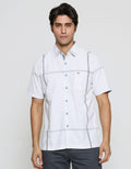 Cardinal Casual Kemeja Lengan Pendek Basic Pria